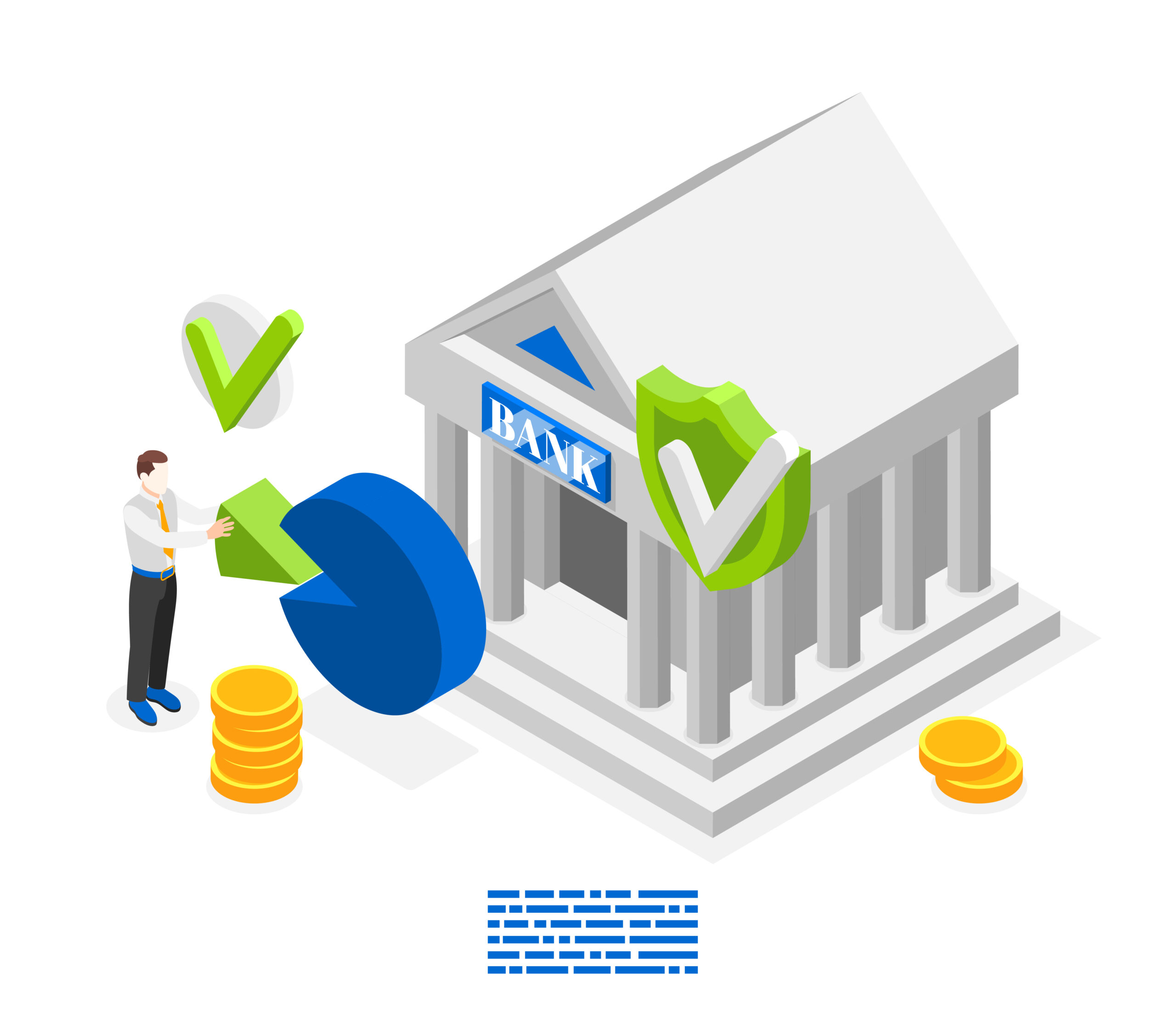 isometric esg concept